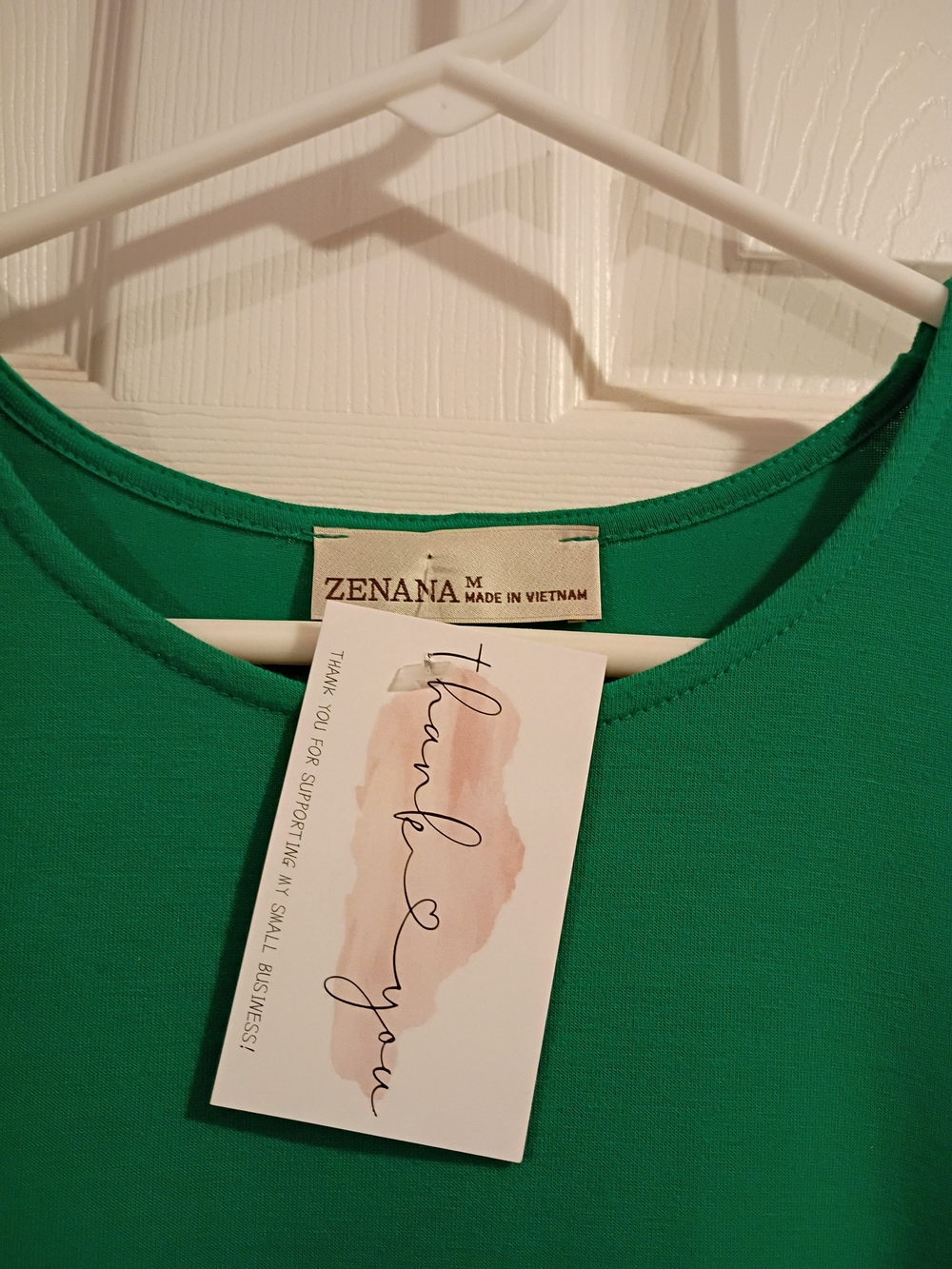 Zenana Outfitters Emerald Green Scoop Neck Dress With Pockets